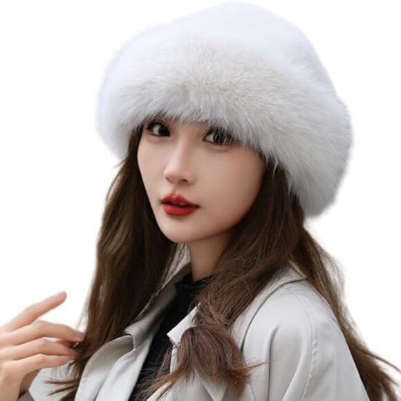 Luxe Vegan Fur Fall Winter Hat main image 5